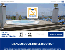 Tablet Screenshot of hotelridomar.com